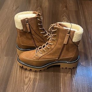 Winter Booties - Violet & Red